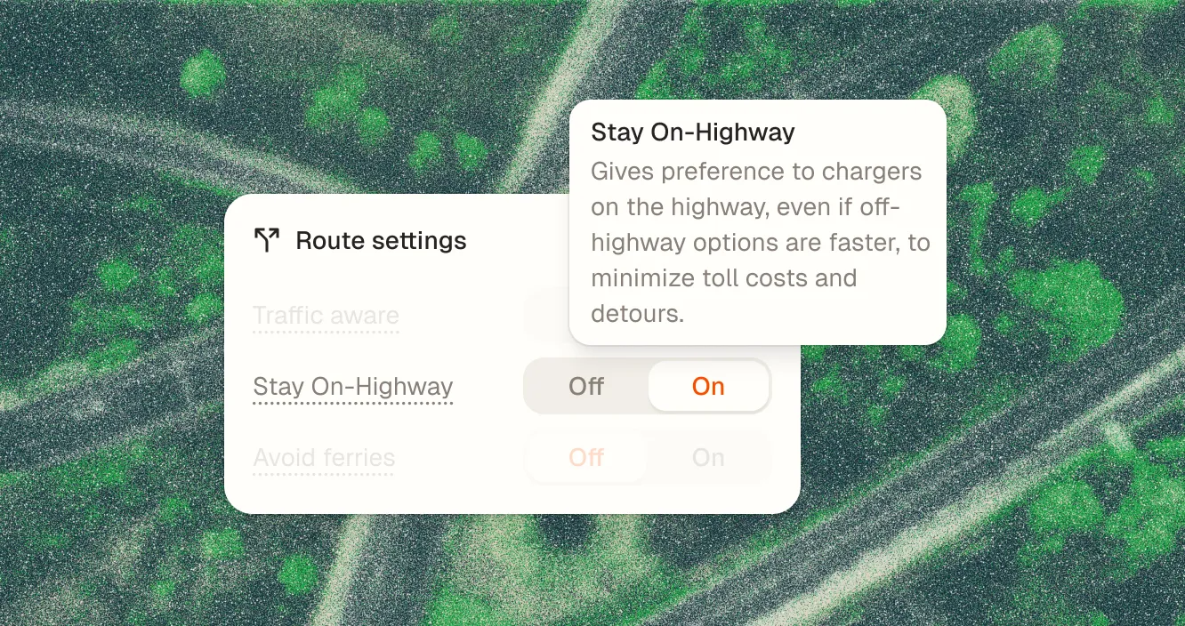 Highway charging